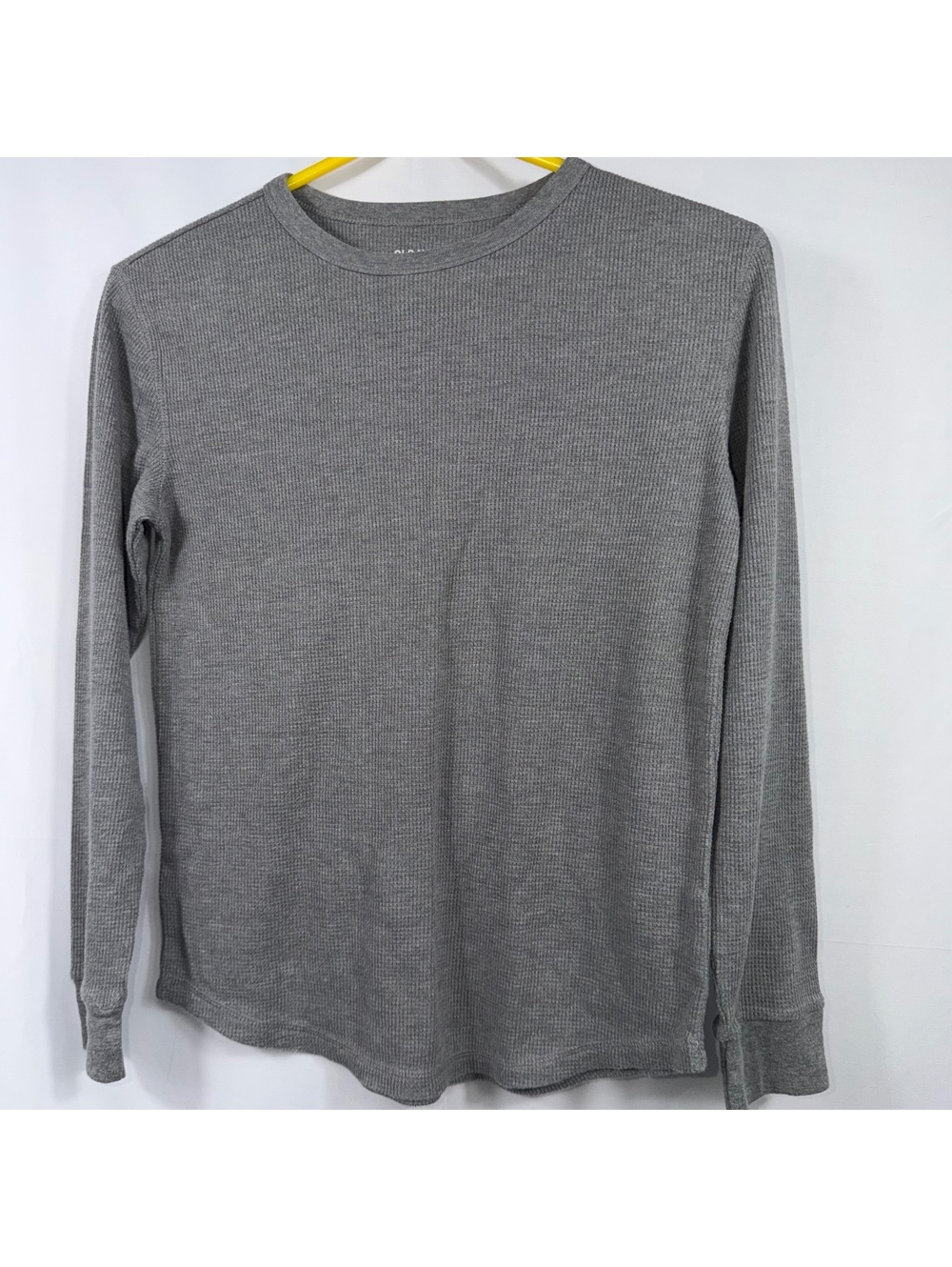 Old Navy Boys XL 14-16 Gray Waffle Knit Thermal Shirt
